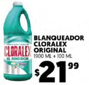 Merco Blanqueador Cloralex Original 1900ml + 100ml oferta