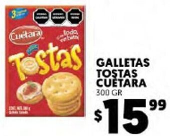 Merco Galletas Tostas Cuétara 300gr oferta