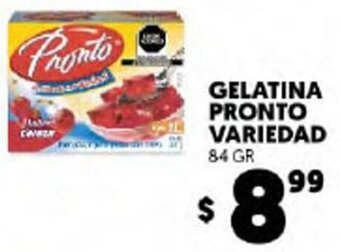 Merco Gelatina Pronto Variedad 84gr oferta