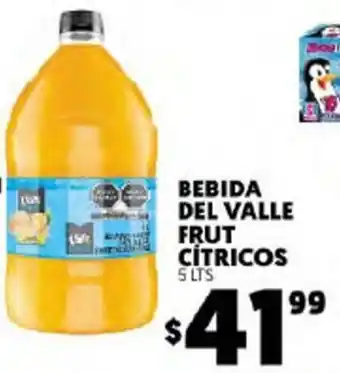 Merco Bebida del Valle Frut Cítricos 5lts oferta