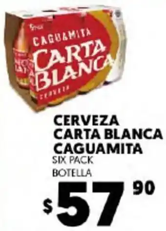 Merco Cerveza Carta Blanca Caguamita oferta