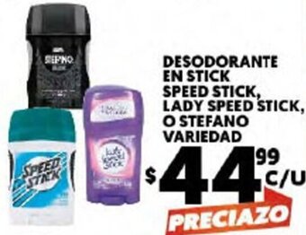 Desodorante en Stick Speed Stick Lady Speed Stick, o Stefano Variedad