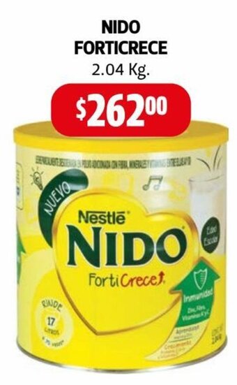 Farmacias Guadalajara Nido Forticrece 2.04 kg oferta