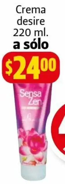 Farmacias Guadalajara Lociones Y Cremas Sensa Zen Dreams Crema desire 220 ml oferta