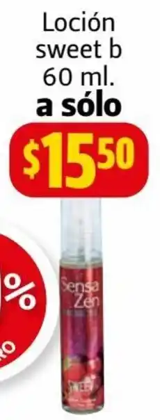 Farmacias Guadalajara Lociones Y Cremas Sensa Zen Dreams Locion Sweet b 60 ml oferta