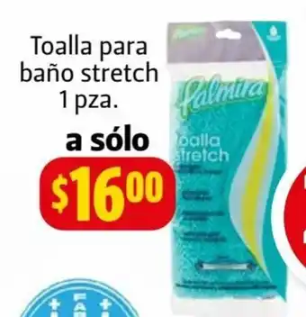 Farmacias Guadalajara Esponjas para Baño Palmira Toalla para baño stretch 1 pza oferta