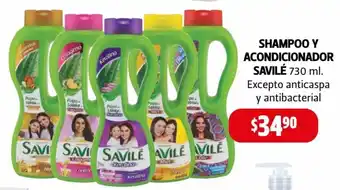 Farmacias Guadalajara Shampoo Y Acondicionador Savile 730 ml oferta