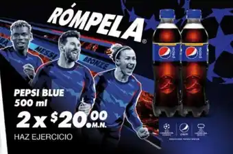 Farmacias Guadalajara Pepsi Blue 500 ml oferta