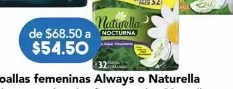 Farmacia San Pablo Naturella nocturna extra larga 32 toallas oferta
