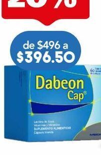 Farmacia San Pablo Dabeon suplemento alimenticio 60 cápsulas caja óxido de magnesio 145.1 mg oferta