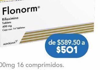Farmacia San Pablo Flonorm 14 tabletas oferta