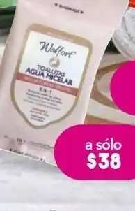 Farmacia San Pablo Walfort toallitas desmaquillantes con agua micelar 10 piezas oferta