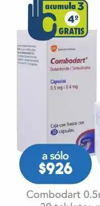 Combodart 30 cápsula frasco