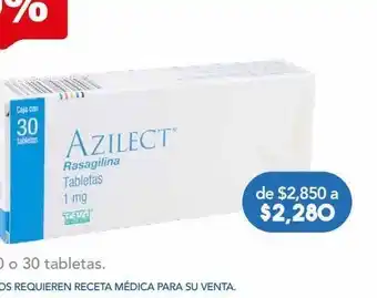 Azilect 30 tabletas