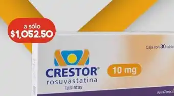 Farmacia San Pablo Crestor 30 tableta caja rosuvastatina 10 mg oferta