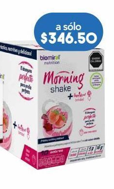 Farmacia San Pablo Biomiral morning shake alimento en polvo 10 pieza oferta