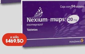 Farmacia San Pablo Nexium mups 14 tabletas caja esomeprazol magnésico trihidra 20 mg oferta