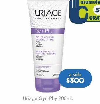 Farmacia San Pablo Uriage gynphy gel para la higiene femenina oferta