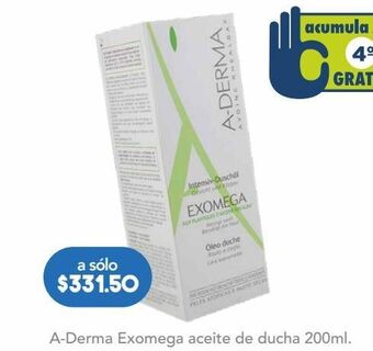 Farmacia San Pablo A-derma exomega control aceite de ducha facial y corporal para piel con tendencia atópica oferta