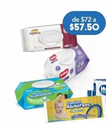 Toallitas húmedas huggies o kleenbebé