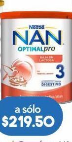Farmacia San Pablo Nan optipro baja en lactosa etapa 3 - 1 a 3 años oferta