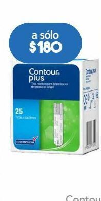 Farmacia San Pablo Contour plus diabetes tiras reactivas 25 piezas oferta
