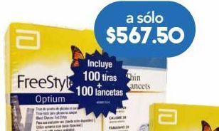 Farmacia San Pablo Freestyle optimun 2 cajas con 50 tiras cada una+100 lancetas oferta