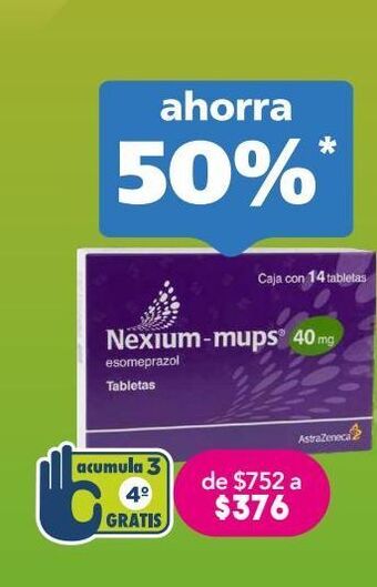 Farmacia San Pablo Nexium mups 14 tabletas caja esomeprazol magnésico trihidra 40 mg oferta