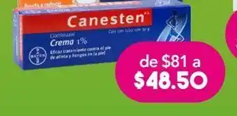 Canesten crema tópica 1% 30 g crema tubo clotrimazol 1 g