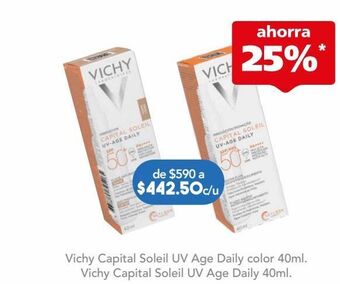 Farmacia San Pablo Vichy capital soleil uv age daily con color fluido anti-fotoenvejecimiento fps 50+ oferta