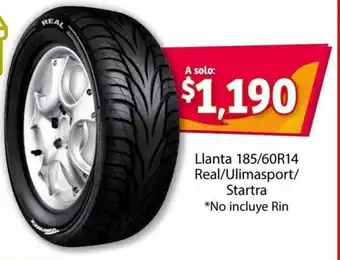 Llanta 185/60R14 Real/Ulimasport/Starta