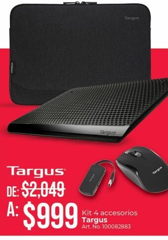 Office Depot Kit 4 accesorios targus oferta