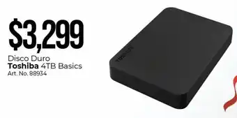 Disco duro toshiba 4tb basics