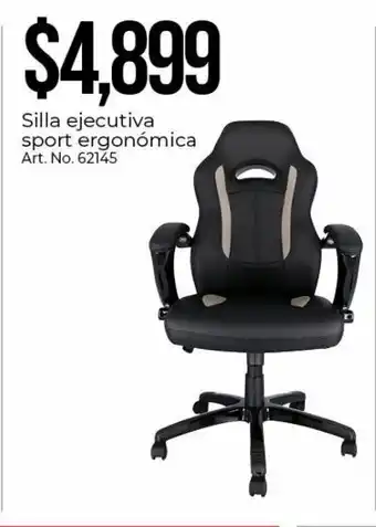 Office Depot Silla ejecutiva sport ergonómica oferta