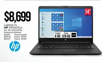 Office Depot Laptop hp 14 dk1503la oferta