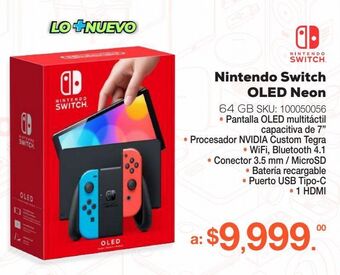 RadioShack Nintendo switch oled / 64 gb / joy-con neon blue and red oferta
