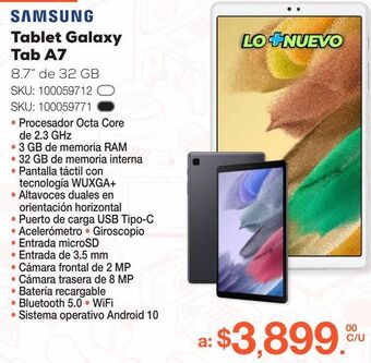 RadioShack Tablet samsung galaxy tab a7 lite / plata / 8.7 pulgadas oferta