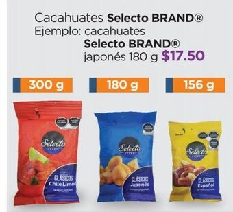 Chedraui Cacahuates selecto brand oferta