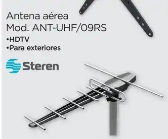 Chedraui Antena steren aérea hdtv para exteriores ant-uhf/09rs oferta