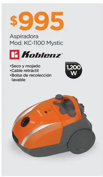 Aspiradora koblnz kc-1100 mystic