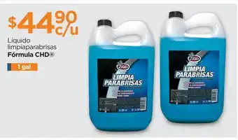 Chedraui Liquido limpia parabrisas form chd 1 galon oferta