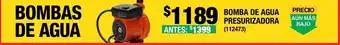 Bomba de agua presurizadora 127 volts 35 l/min