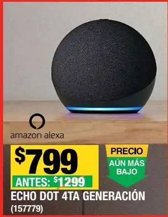 The Home Depot Echo dot (4ta gen) bocina inteligente con alexa n oferta