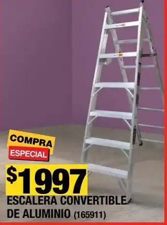 The Home Depot Escalera convertible 13 pies cap 150kg oferta