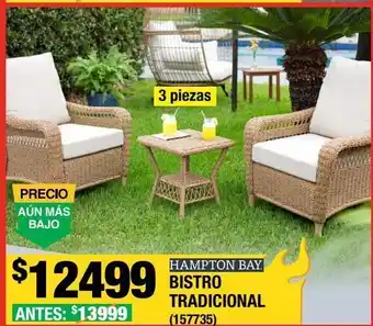 The Home Depot Bistro de jardín richmond 3 piezas oferta