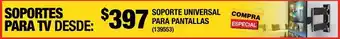 Soporte universal para pantallas de 24 a 60 pulgadas negro interactive motion