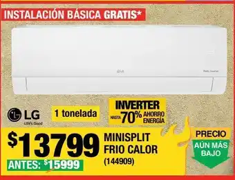 The Home Depot Minisplit frio calor oferta
