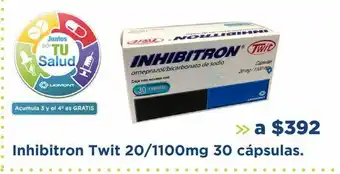 Farmacia San Pablo Inhibitron twit 20/1100mg c/30 cap oferta