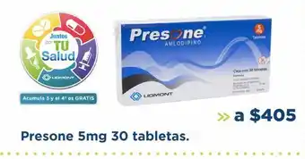Presone 5mg c/30 tabs