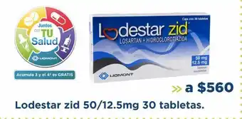 Farmacia San Pablo Lodestar zid 50/12.5mg c/30 tabs oferta